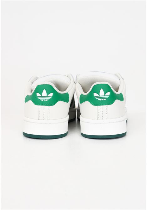 Sneakers CAMPUS 00s in pelle bianche con dettagli verdi da uomo e donna ADIDAS ORIGINALS | IF8762.